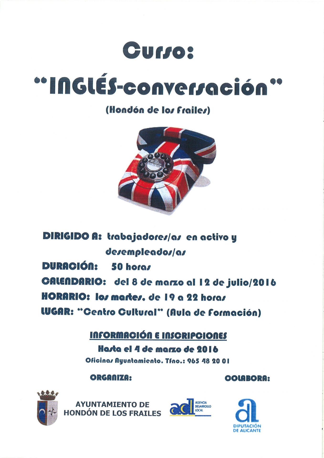 CURSO: “INGLÉS-CONVERSACIÓN”