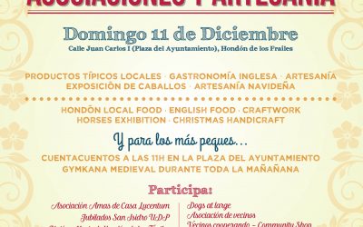 V FERIA GASTRONÓMICA DE ASOCIACIONES Y ARTESANÍA HONDÓN DE LOS FRAILES. DOMINGO 11  DICIEMBRE 2016. C/ JUAN CARLOS I.