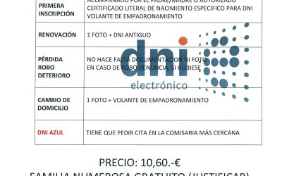 RENOVACIÓN DNI DÍA 30 DE ENERO DE 2017.