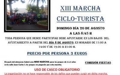 XIII MARCHA CICLO-TURISTA