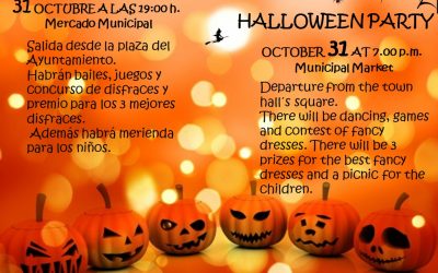 FIESTA HALLOWEEN. 31 OCTUBRE A LAS 19.00h.