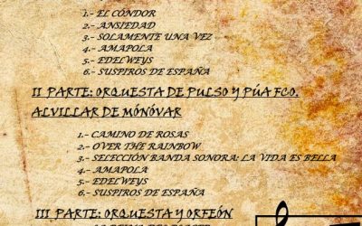 CONCIERTO HONDÓN DE LOS FRAILES-SÁBADO 2 DE DICIEMBRE- 19.30 H. – TEATRO-AUDITORIO