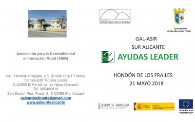 PRESENTACIÓN PROGRAMA AYUDAS LEADER