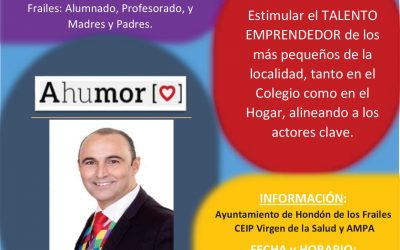 EVENTO: “EMPRENDER, APRENDER Y SORPRENDER CON AHUMOR (AMOR + HUMOR)” – 6 JUNIO DE 9:00 A 11:00 H – TEATRO AUDITORIO