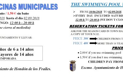 APERTURA PISCINAS MUNICIPALES