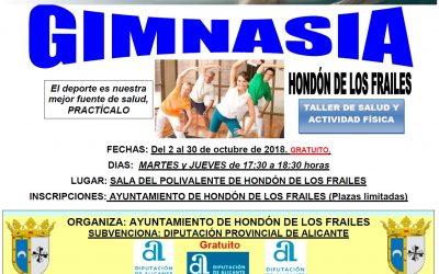 TALLER GIMNASIA DE MANTENIMIENTO 2018/2019