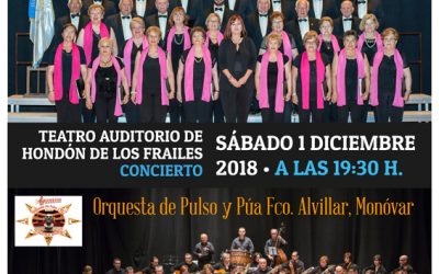 ORFEÓN ASPENSE VIRGEN DE LAS NIEVES, SÁBADO 1 DE DICIEMBRE A LAS 19:30H.