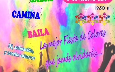 FestiColorsRun, sábado 17 de agosto a las 19:30 horas (Polideportivo)