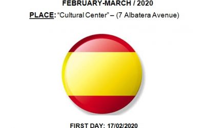 SPANISH LESSONS FOR  FOREIGN PEOPLE BASED ON SPECIFIC CONVERSATIONS (FEBRUARY-MARCH/2020)