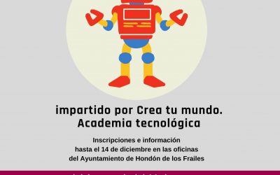 CONVOCATORIA SUBVENCIONES DESTINADAS A MUNICIPIOS DE LA COMUNITAT VALENCIANA, PARA LA REALIZACIÓN DE ACTIVIDADES DE APOYO EDUCATIVO, Y OTRAS ACTIVIDADES EXTRAESCOLARES, CULTURALES Y DEPORTIVAS, DIRIGIDAS A SU POBLACIÓN ESCOLAR DE ENTRE 3 Y 18 AÑOS, PARA COMPENSAR LOS EFECTOS NEGATIVOS DEL CONFINAMIENTO CONSECUENCIA DE LA EMERGENCIA SANITARIA OCASIONADA POR LA COVID-19. TALLER DE ROBÓTICA Y ELECTRÓNICA.