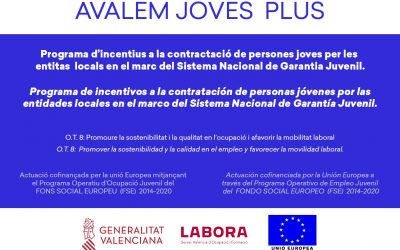 PROGRAMA DE INCENTIVOS A LA CONTRATACIÓN DE PERSONAS JÓVENES POR ENTIDADES LOCALES, EN EL MARCO DEL SISTEMA NACIONAL DE GARANTÍA JUVENIL (PLAN AVALEM JOVES)