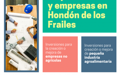 Ayudas LEADER para EMPRENDEDORES y EMPRESAS en Hondón de los Frailes