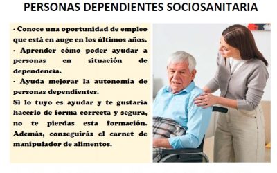 CURSO BÁSICO PARA CUIDADORES DE PERSONAS DEPENDIENTES SOCIOSANITARIA