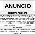 “Convocatoria de concesión de ayudas para la realización de los Inventarios de Emisiones de Referencia, Evaluaciones de Vulnerabilidad y Riesgos del Cambio Climático, Planes de Acción para el Clima y la Energía e Informes de seguimiento estimativo y cuantitativos para municipios de la provincia de Alicante adheridos al Pacto de los Alcaldes para el Clima y la Energía (anualidad 2025)”