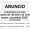 “Campaña de difusión de música y teatro, anualidad 2026”